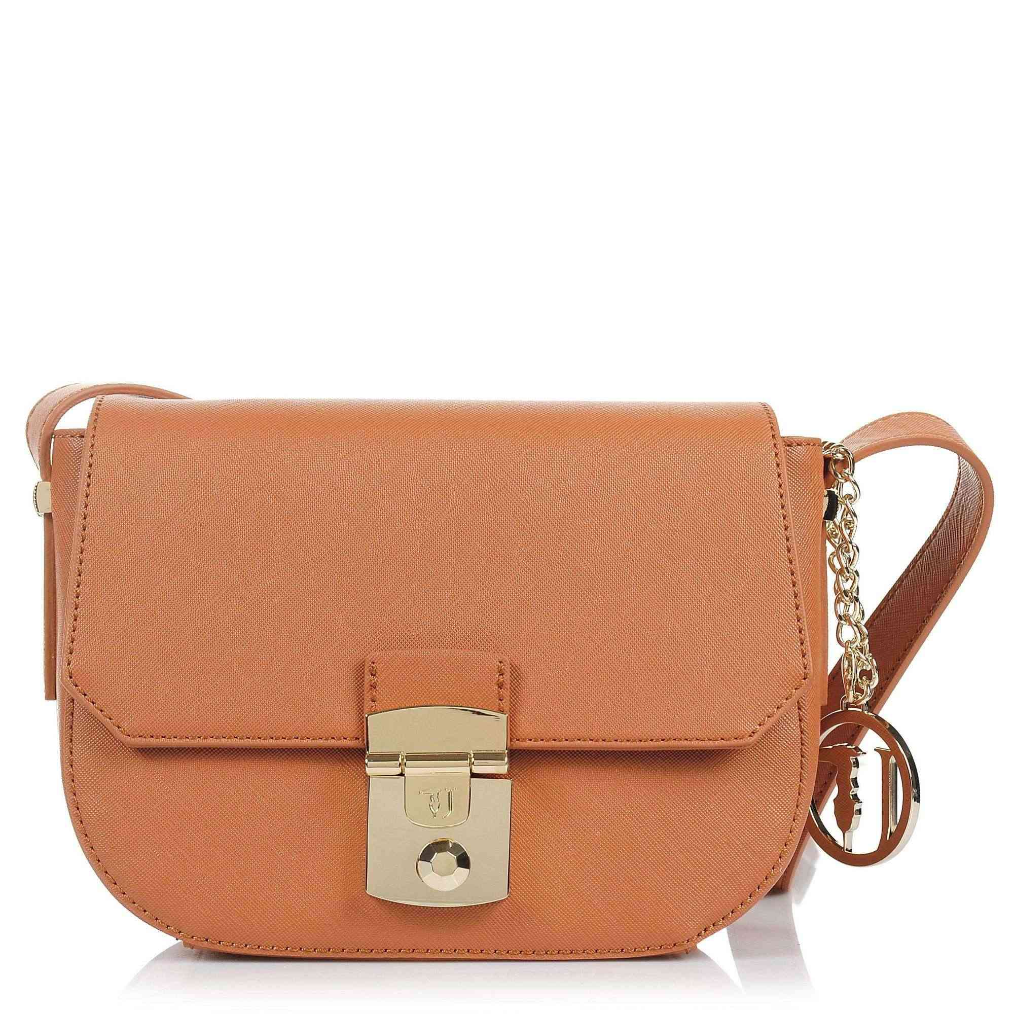 Τσαντάκι Ώμου – Χιαστί Trussardi Jeans Levanto Ecosaffiano Hunting Small Bag 75B00196