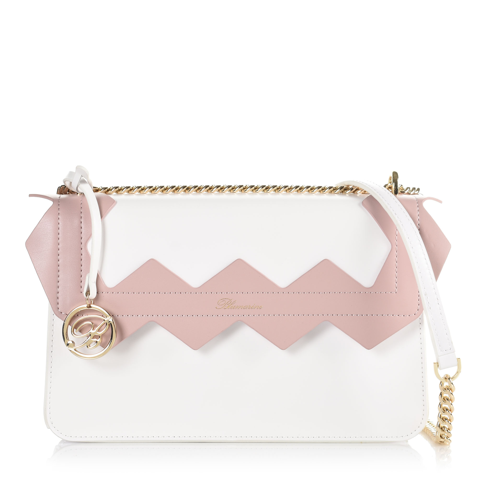 Δερμάτινη Τσάντα Ώμου-Χιαστί Blumarine Agatha B86.002