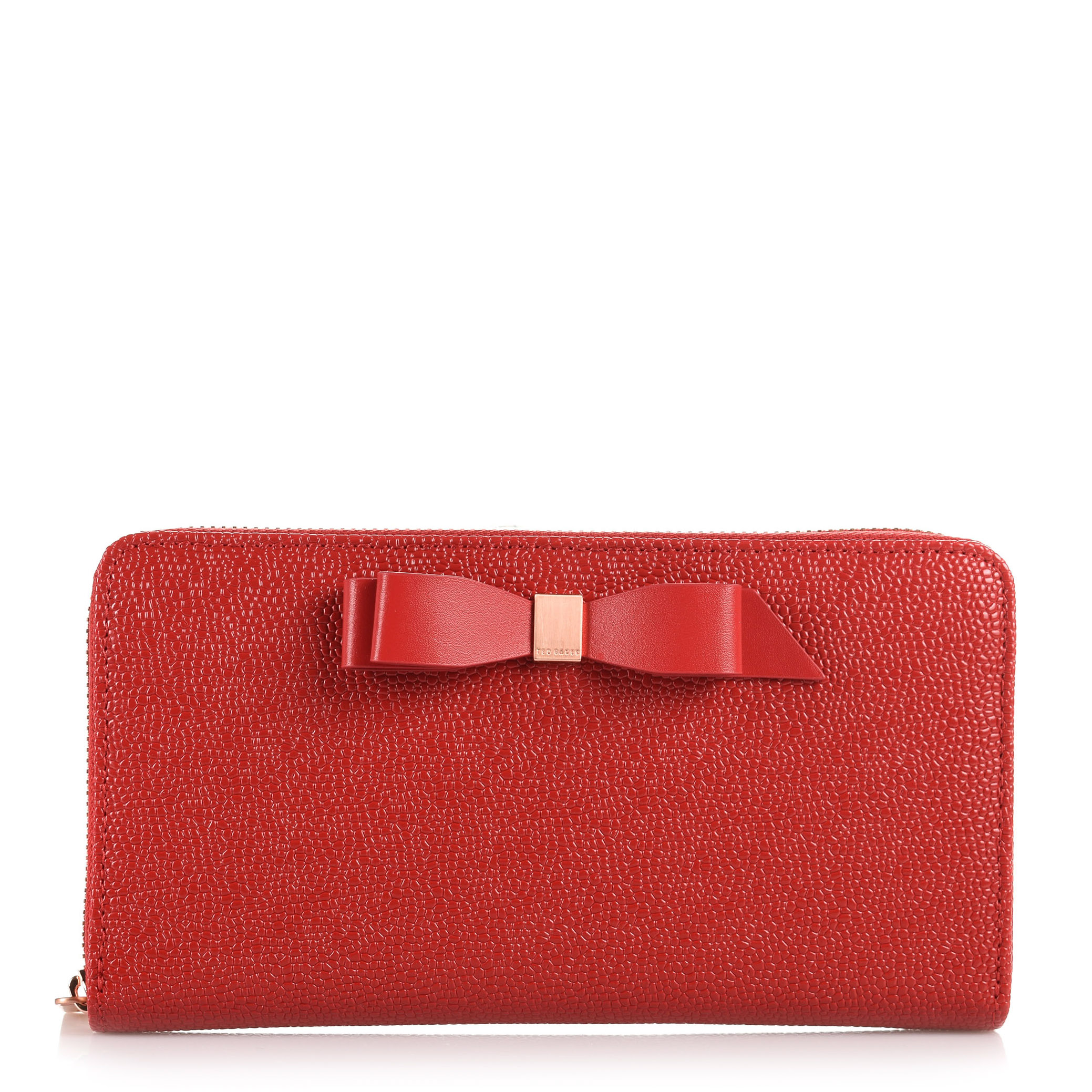 Δερμάτινο Πορτοφόλι Κασετίνα Ted Baker Bow Zip Around Marinee 150982