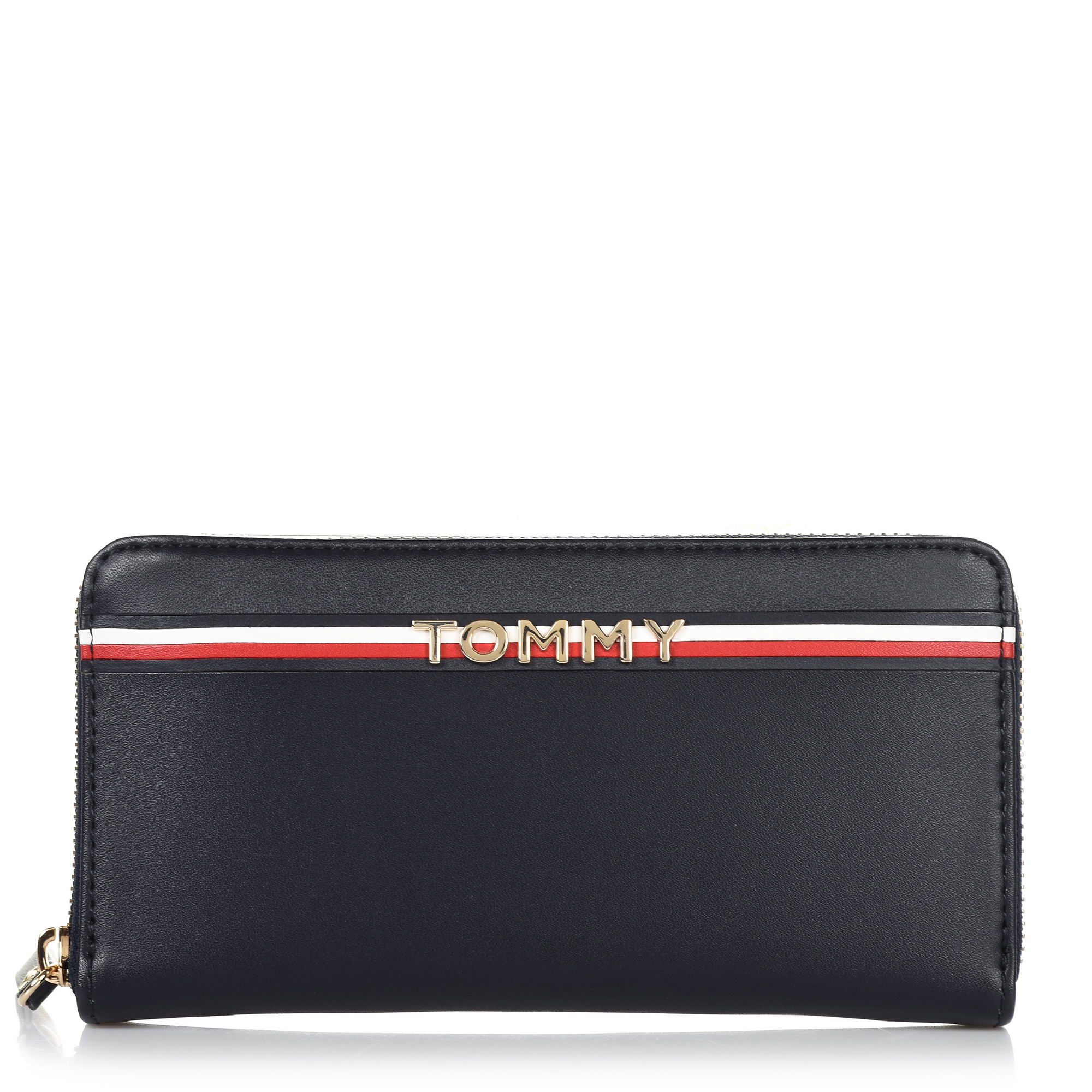 Δερμάτινο Πορτοφόλι Κασετίνα Τommy Hilfiger Corp Leather ZA Wall AW0AW05755