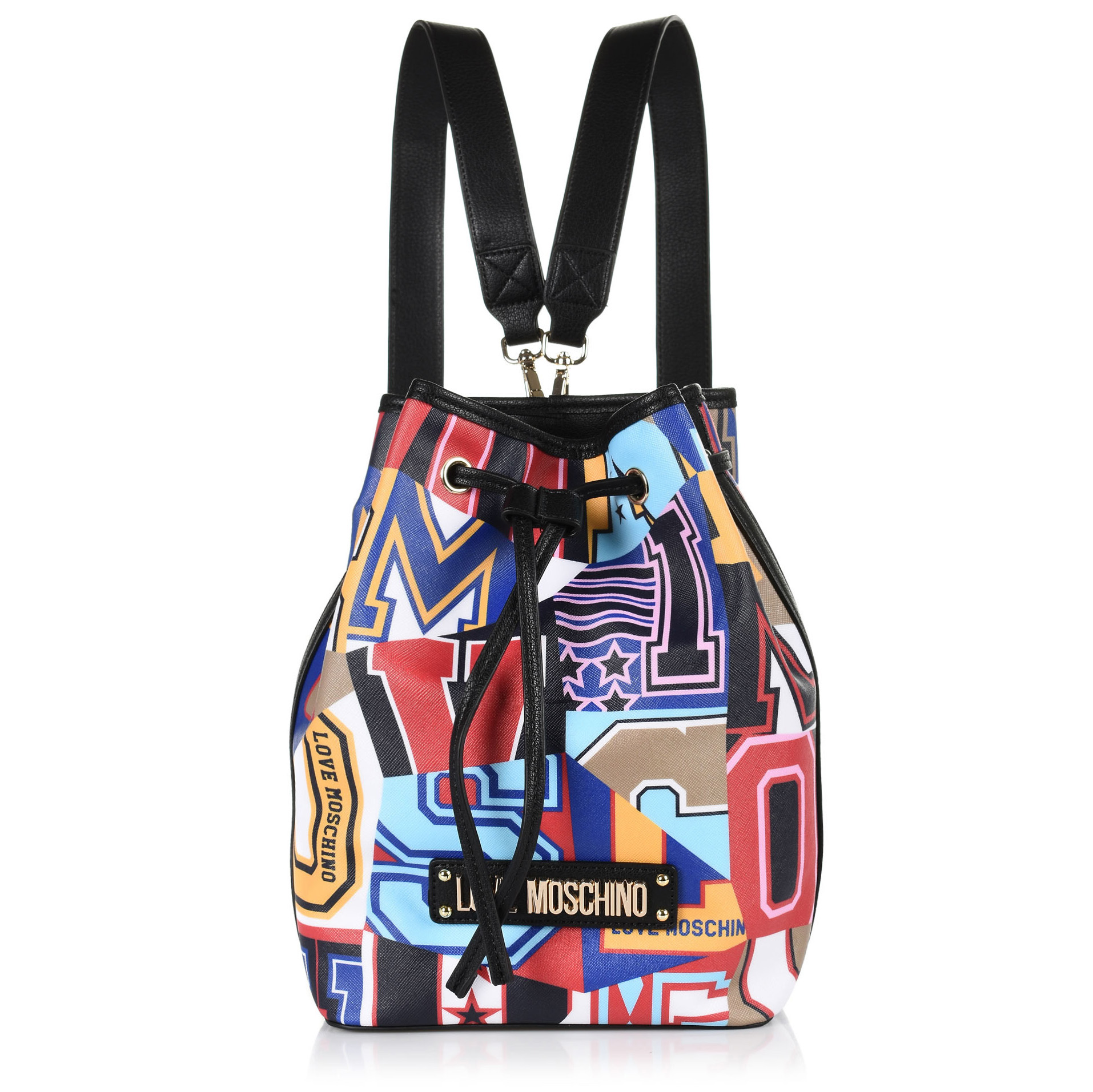 Σακίδιο Πλάτης Love Moschino Graphic Saffiano JC4050PP17LE