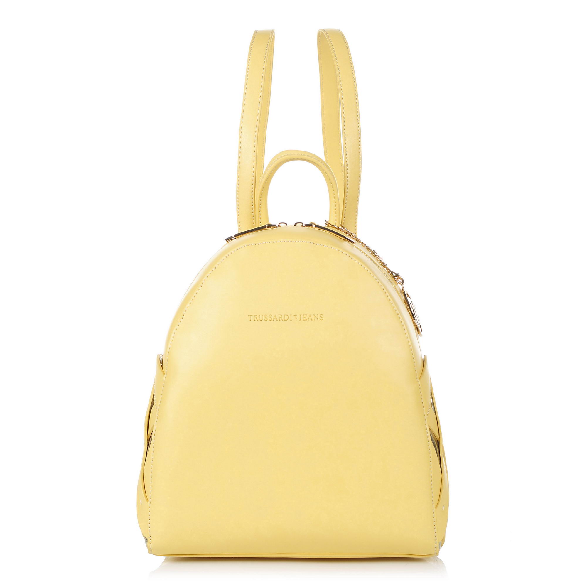 Σακίδιο Πλάτης Trussardi Jeans Dahlia Smooth Ecoleather/Printed Canvas Backpack 75B00345