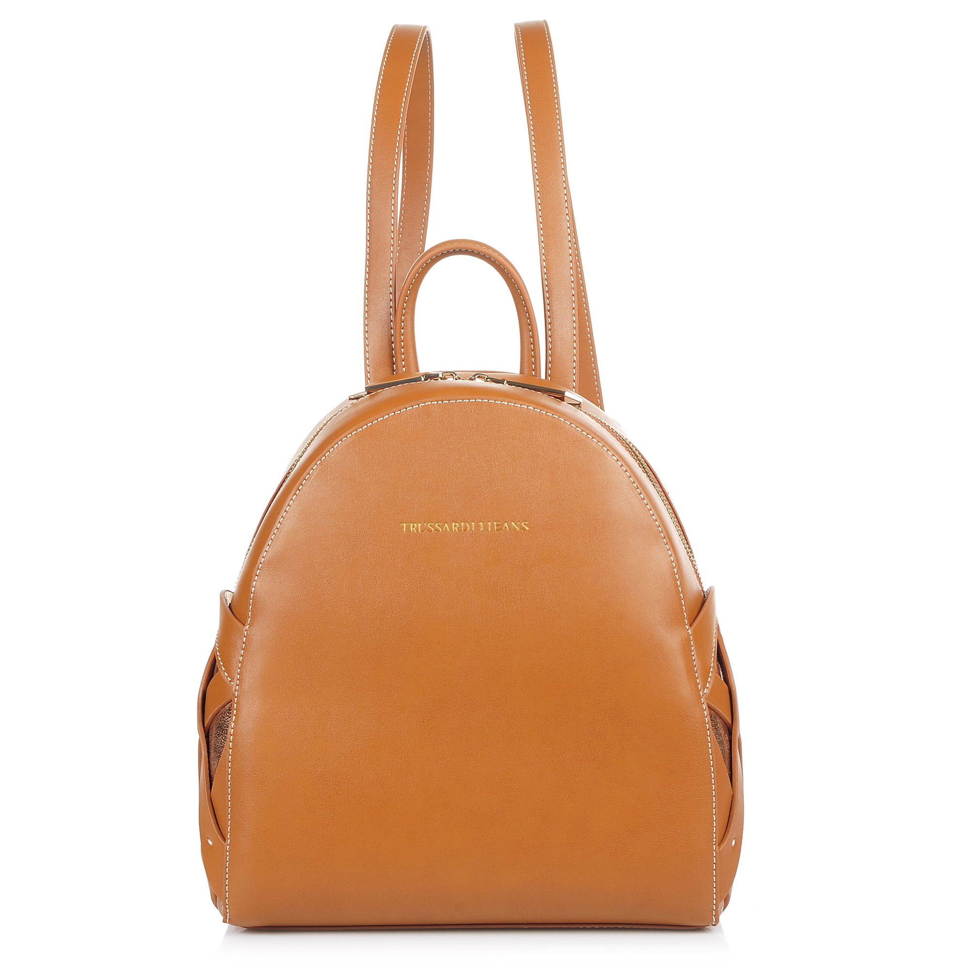 Σακίδιο Πλάτης Trussardi Jeans Dahlia Smooth Ecoleather/Printed Canvas Backpack 75B00345