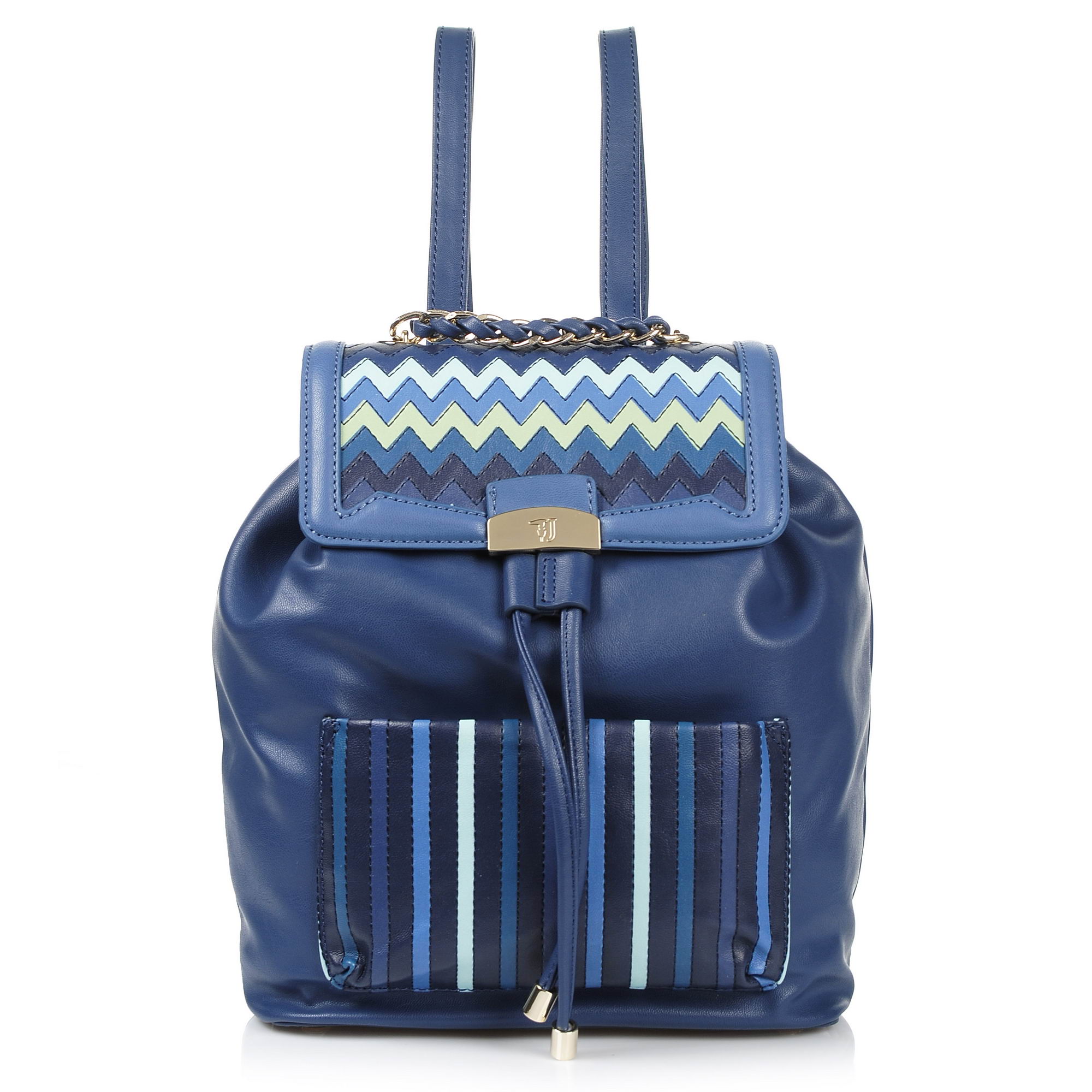 Σακίδιο Πλάτης Trussardi Jeans Saint Tropez Ecoleather Chevron Backpack 75B00204