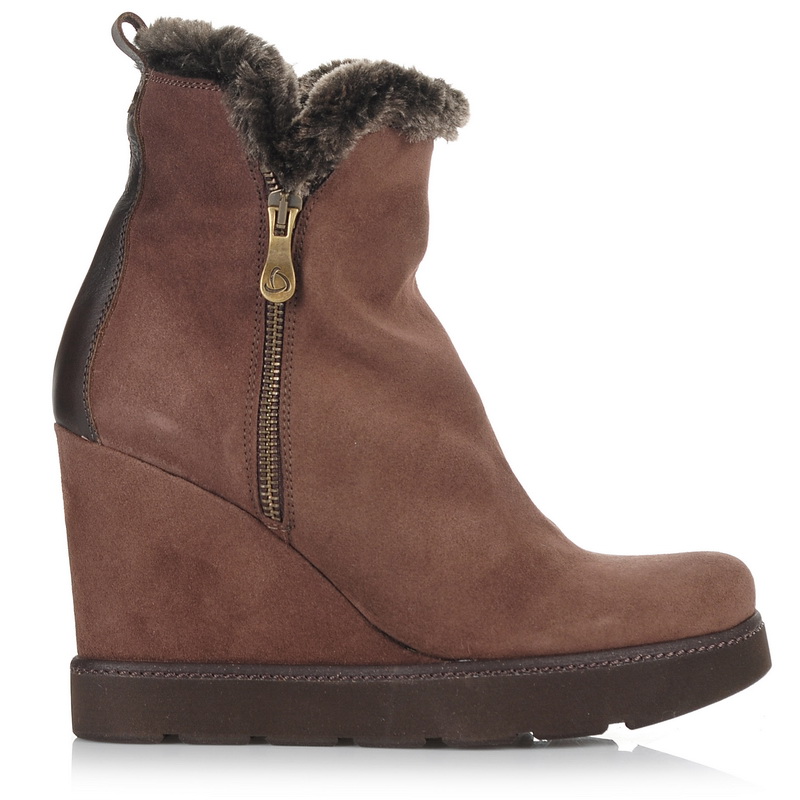 Suede Δερμάτινα Μποτάκια – Πλατφόρμες Kanna KI7850