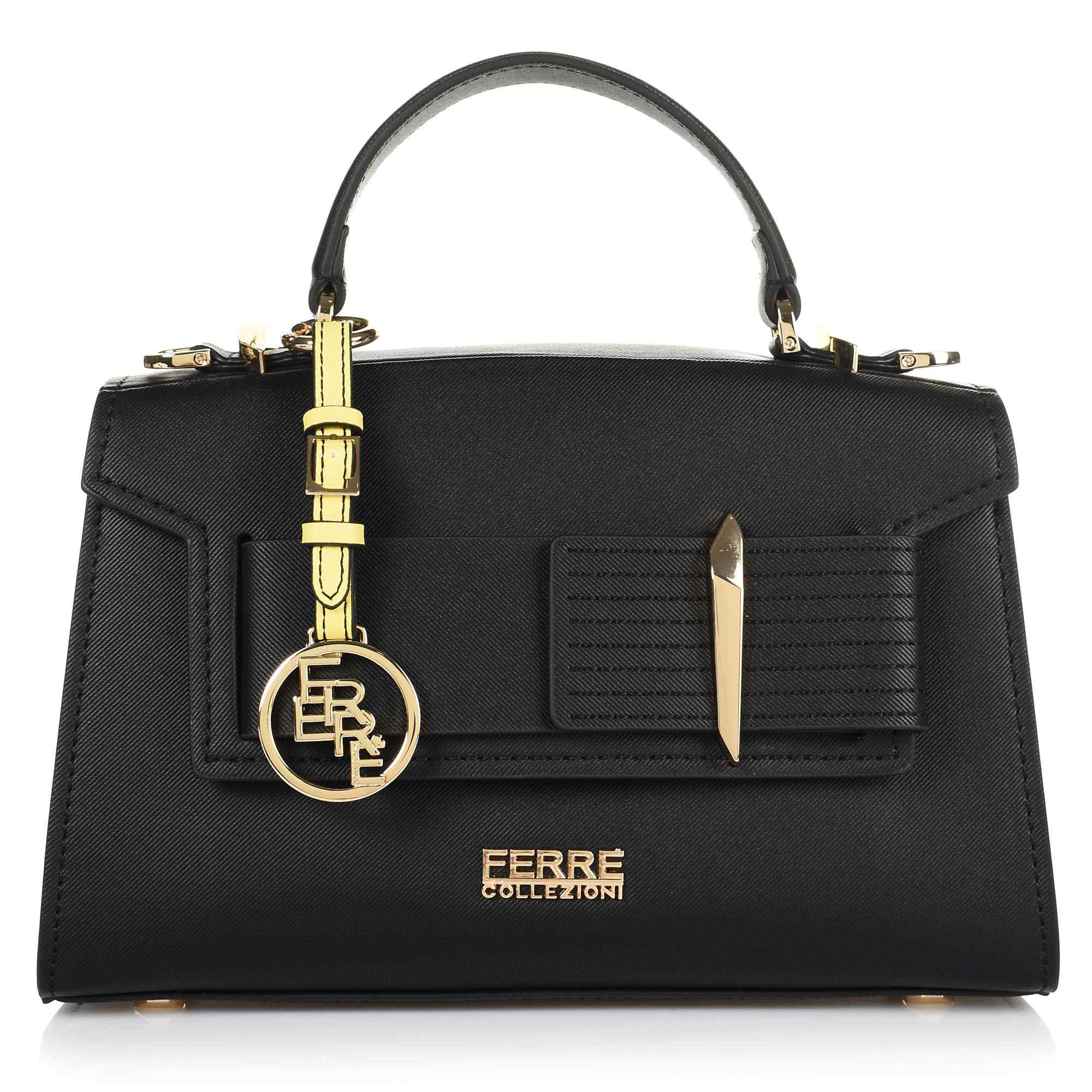 Tote-Χιαστί Τσάντα Ferre Dorado Saffiano HFD1Y5 025