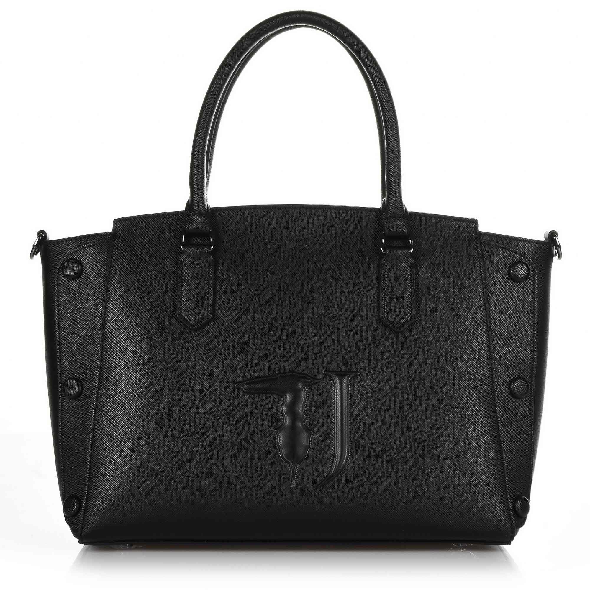Tote Τσάντα Ώμου-Χιαστί Trussardi Jeans Melissa Tote Medium Bag Ecoleather Covered Studs 75B00454