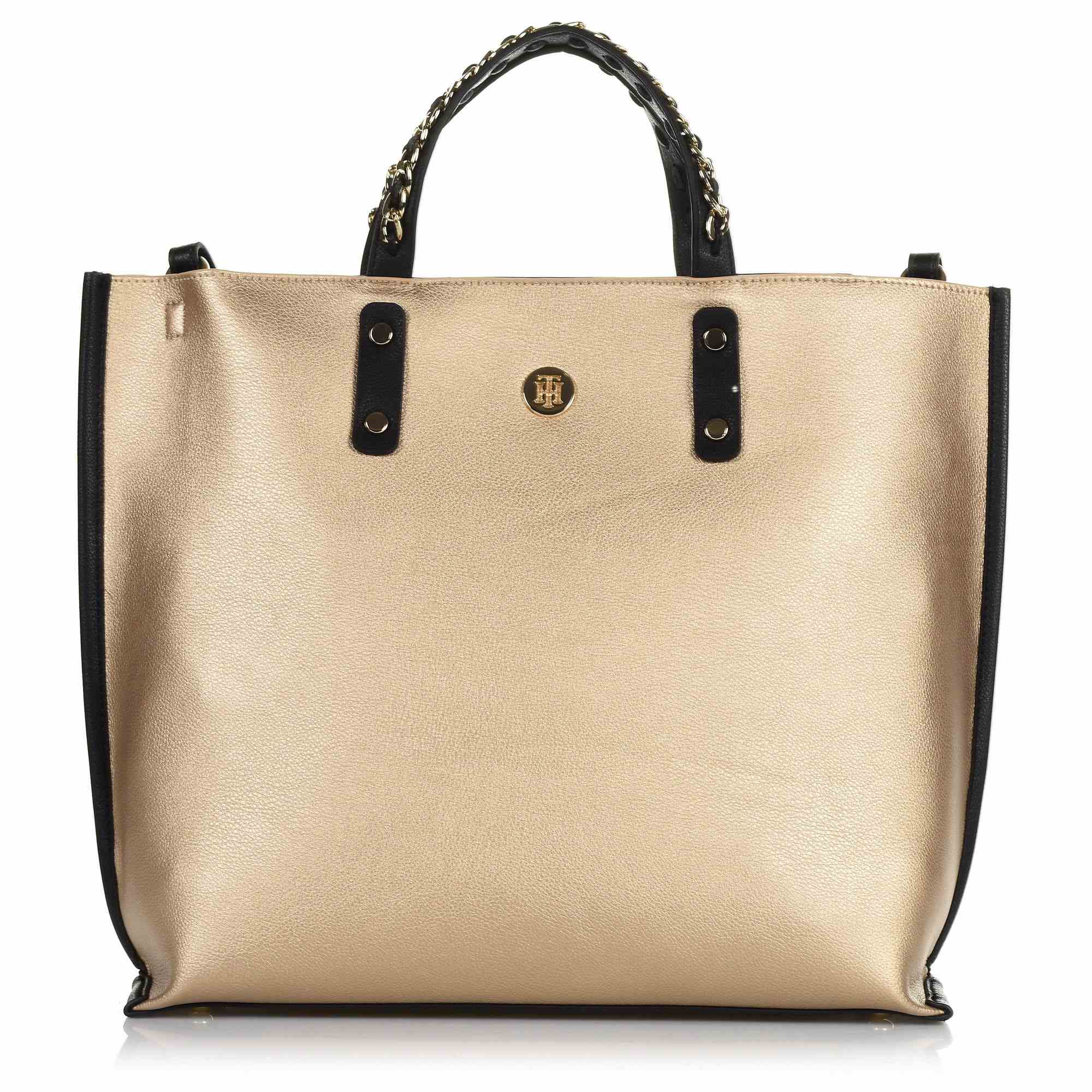 Τοte Τσάντα Tommy Hilfiger Chain Tote AW0AW05816