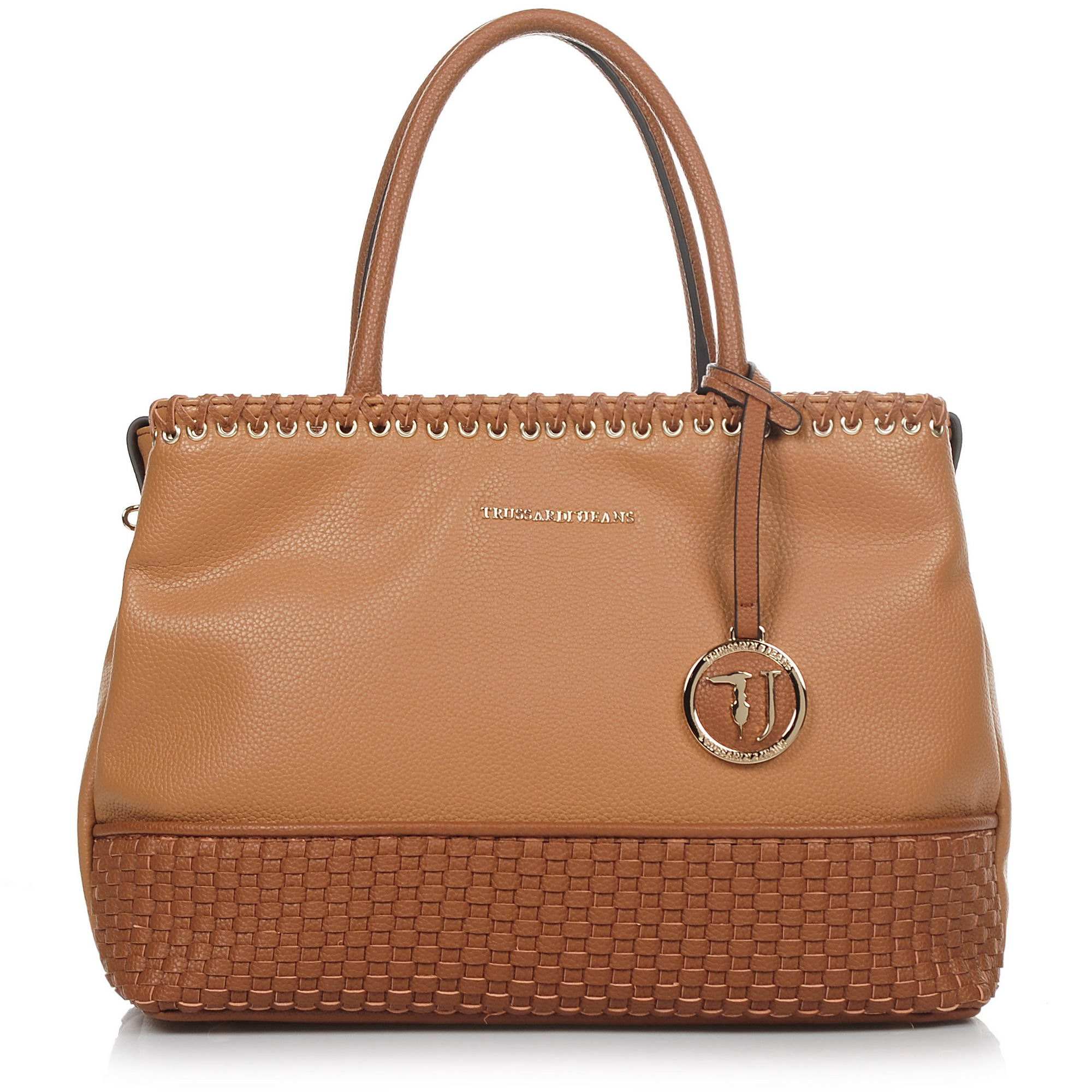 Tote Τσάντα Trussardi Jeans Mimosa Smooth Ecoleather Satchel Bag 75B00277