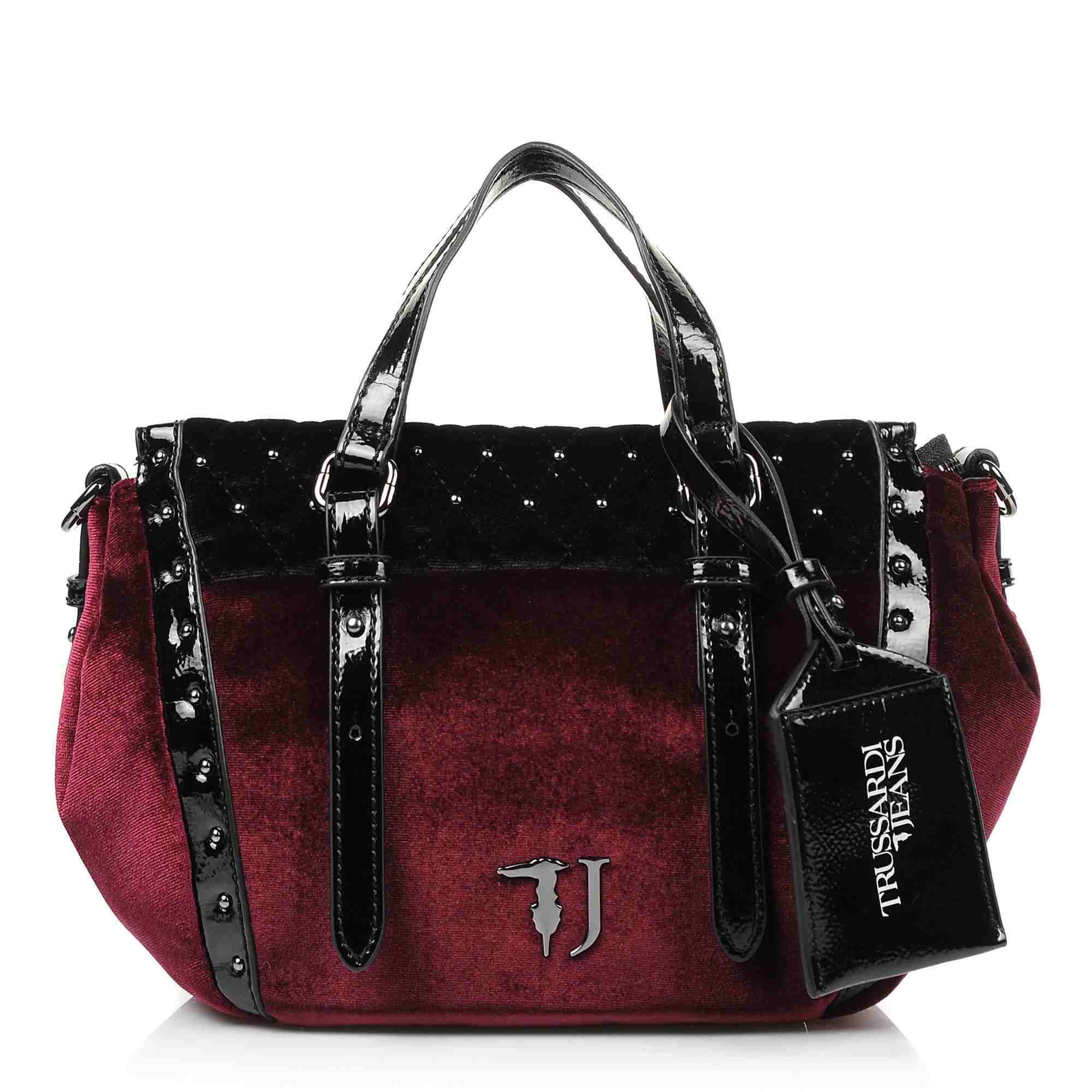Tote Τσάντα Trussardi Jeans Portulaca Shoulder Bag Velvet 75B00538