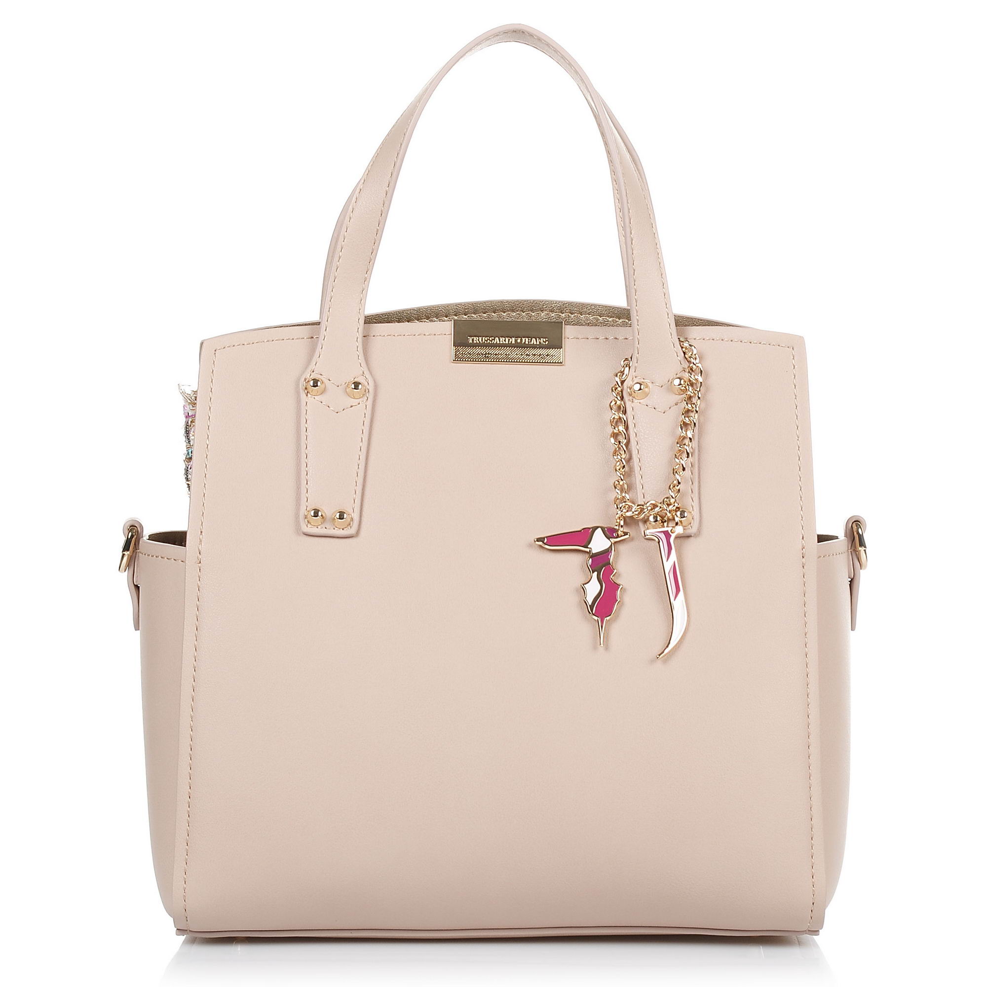Tote Τσάντα Trussardi Jeans Rosemary Smooth Ecoleather/Stuoia Handle Bag 75B00361