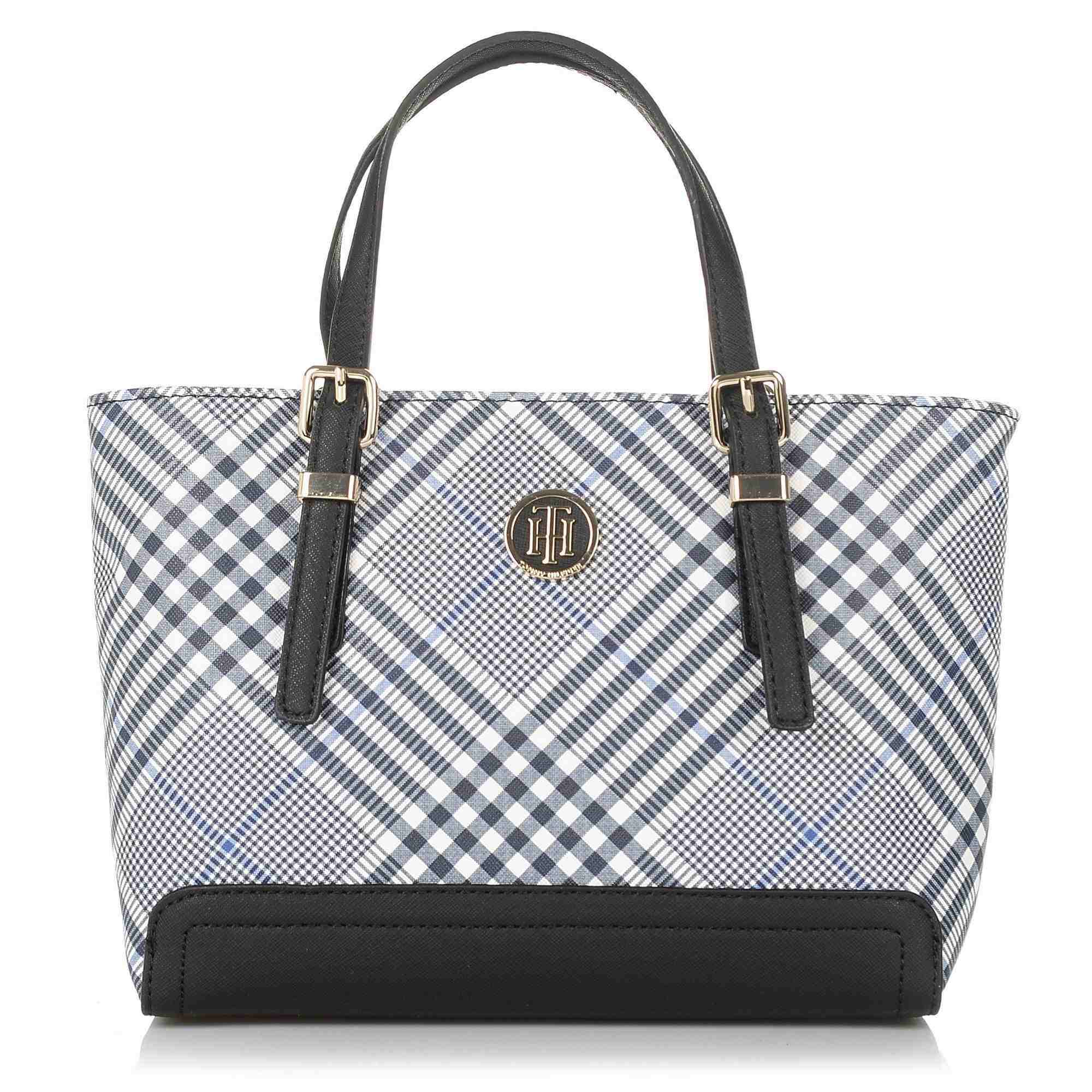 Tote Τσάντα Tommy Hilfiger Honey Sm Tote Print ΑW0AW06041