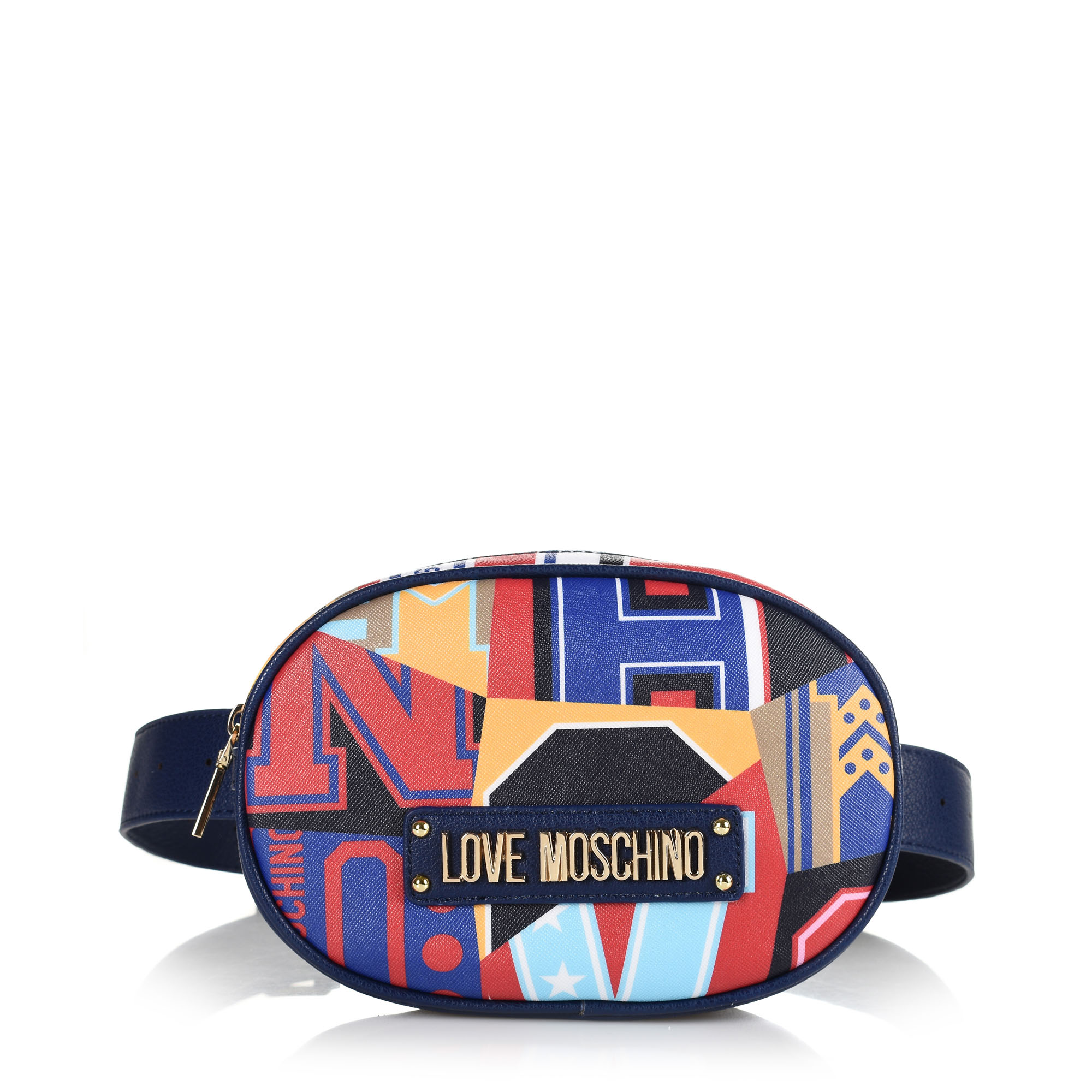 Τσάντα Μέσης Love Moschino Graphic Saffiano JC4051PP17LE