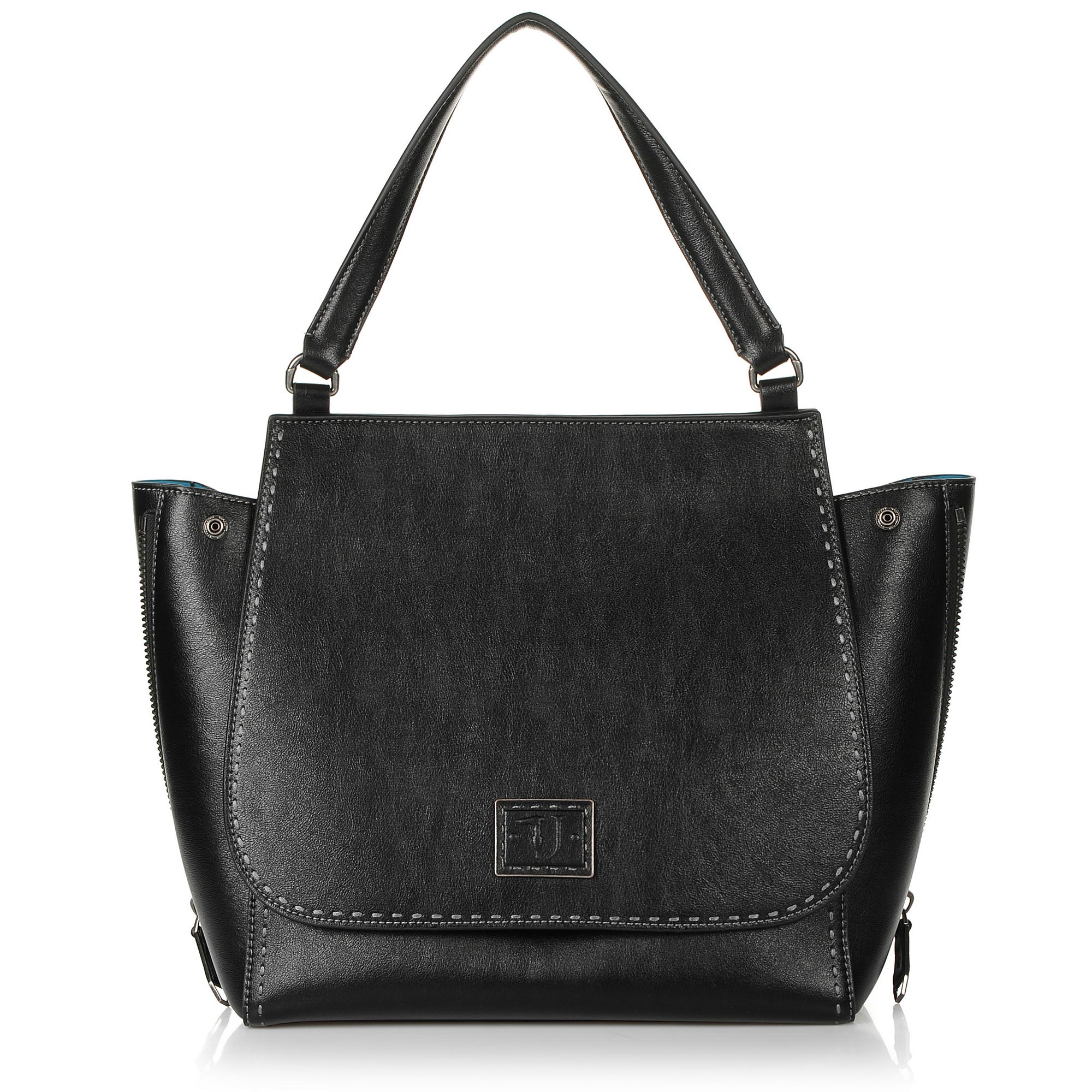 Τσάντα Ώμου Trussardi Jeans Zenzero Handle Bag Ecoleather Tumbled 75B00496