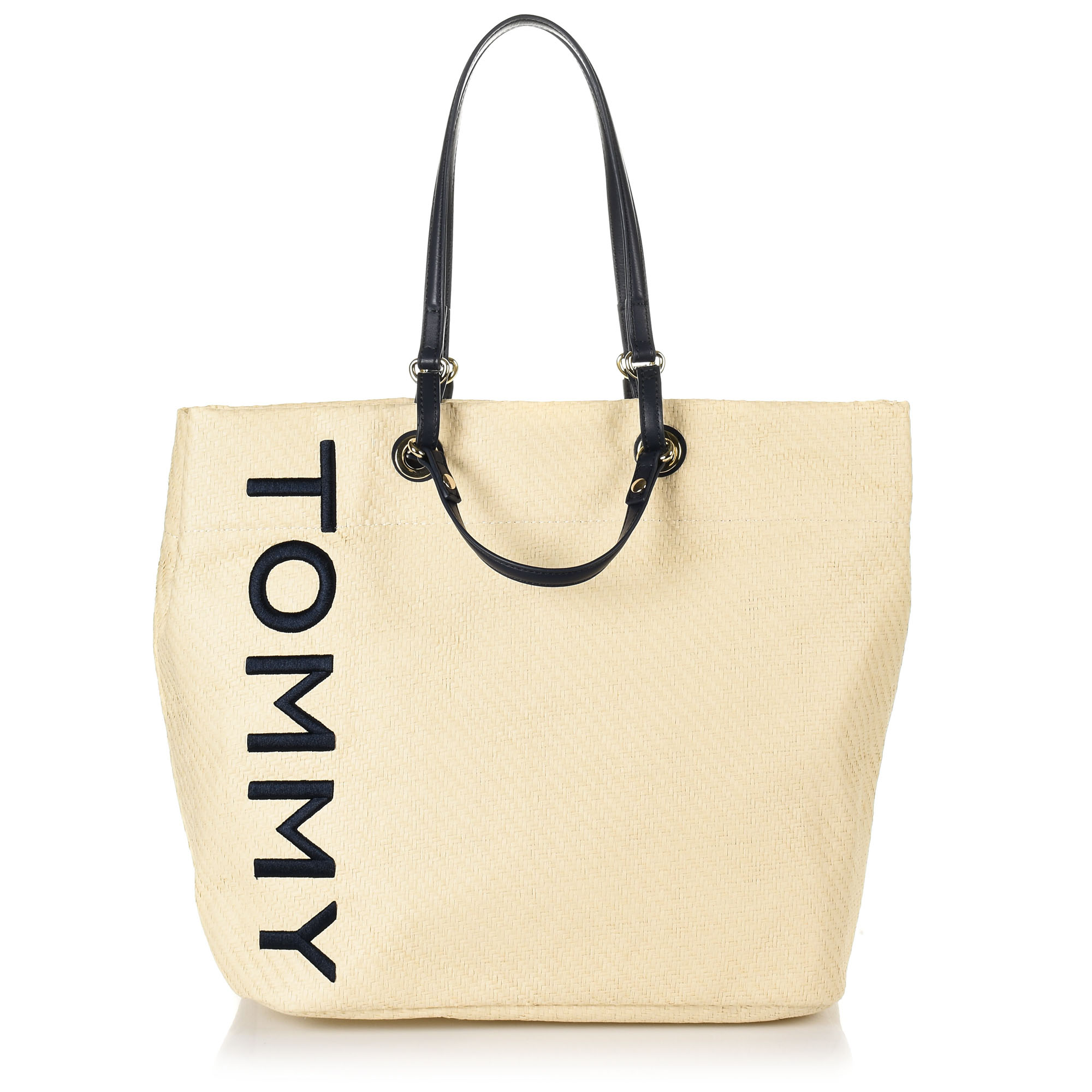 Τσάντα Θαλάσσης Tommy Hilfiger Summer Raffia AW0AW06434
