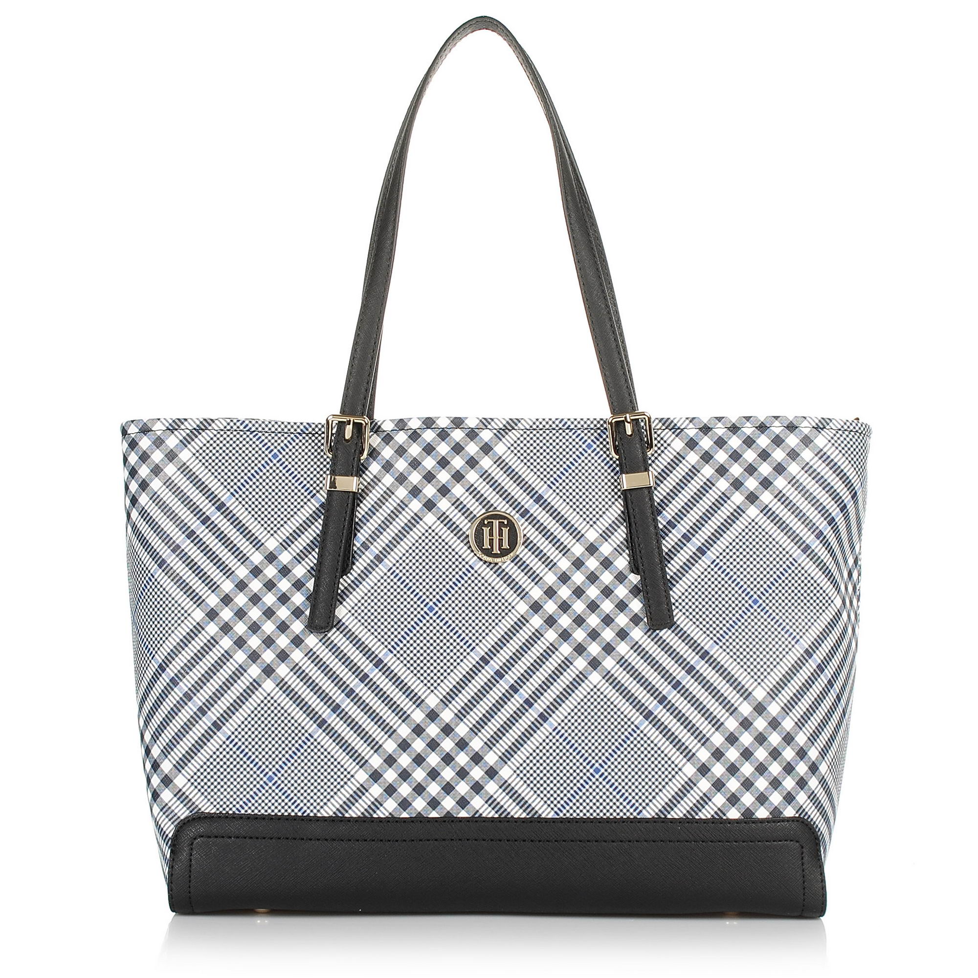 Τσάντα Tote Tommy Hilfiger Honey Med Tote Print AW0AW05665