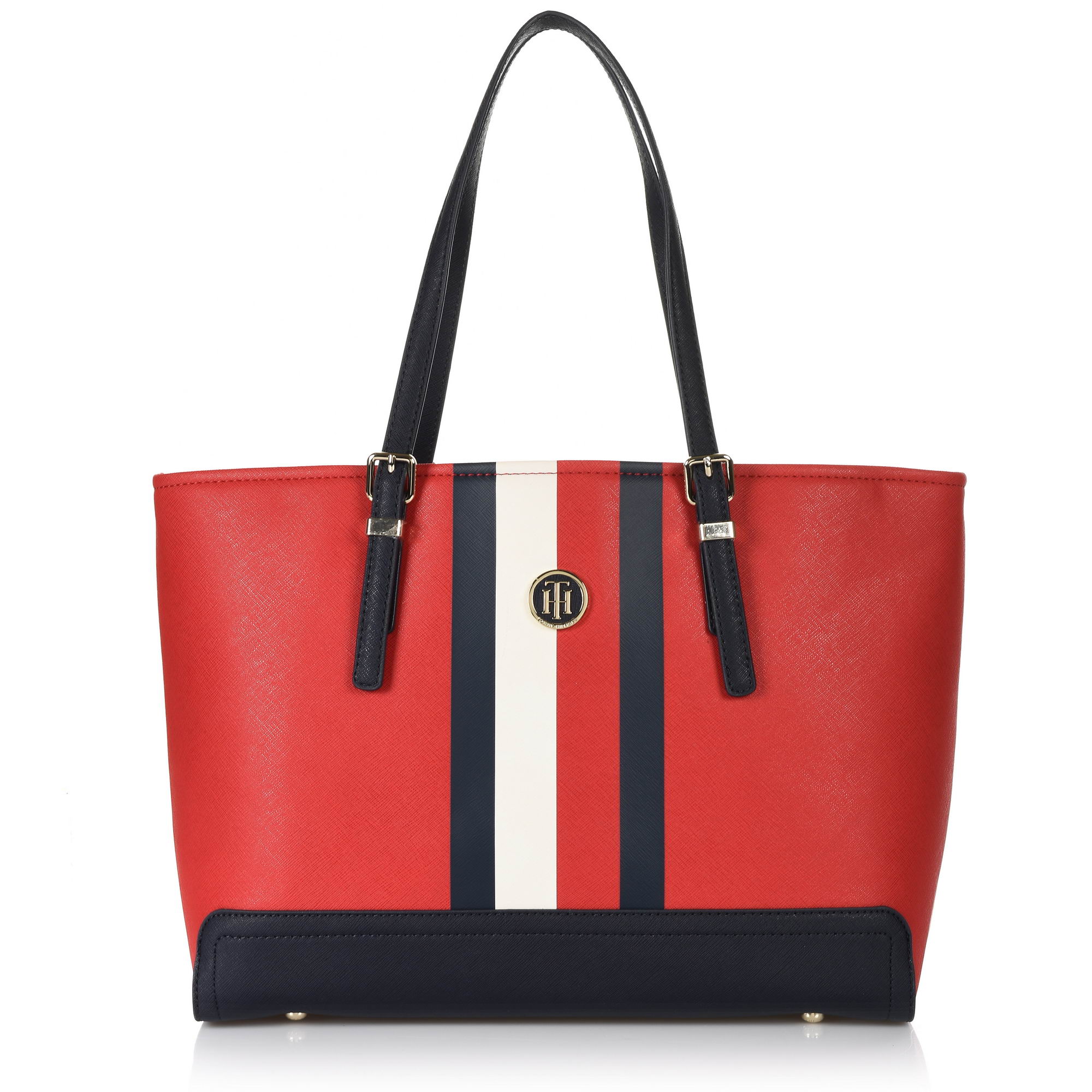 Τσάντα Tote Tommy Hilfiger Honey Med Tote Print AW0AW05665