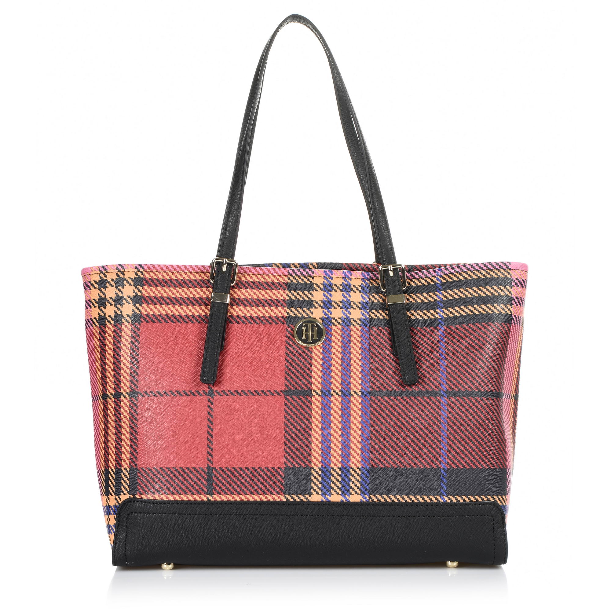 Τσάντα Tote Tommy Hilfiger Honey Med Tote Print AW0AW05665