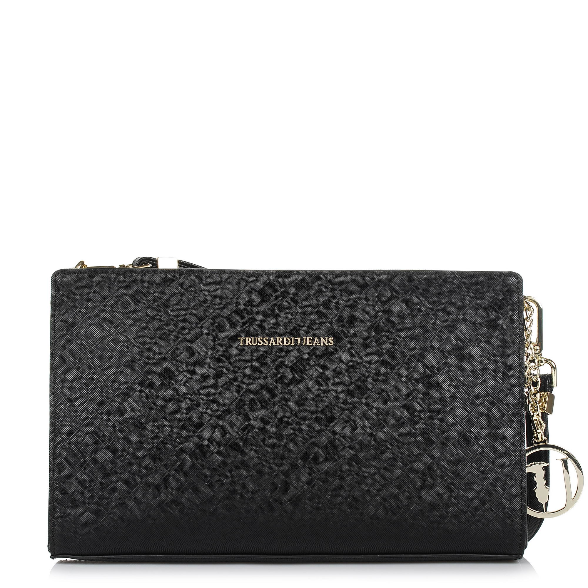 Τσαντάκι Ώμου – Χιαστί Trussardi Jeans Levanto Ecosaffiano Pochette 75B00016
