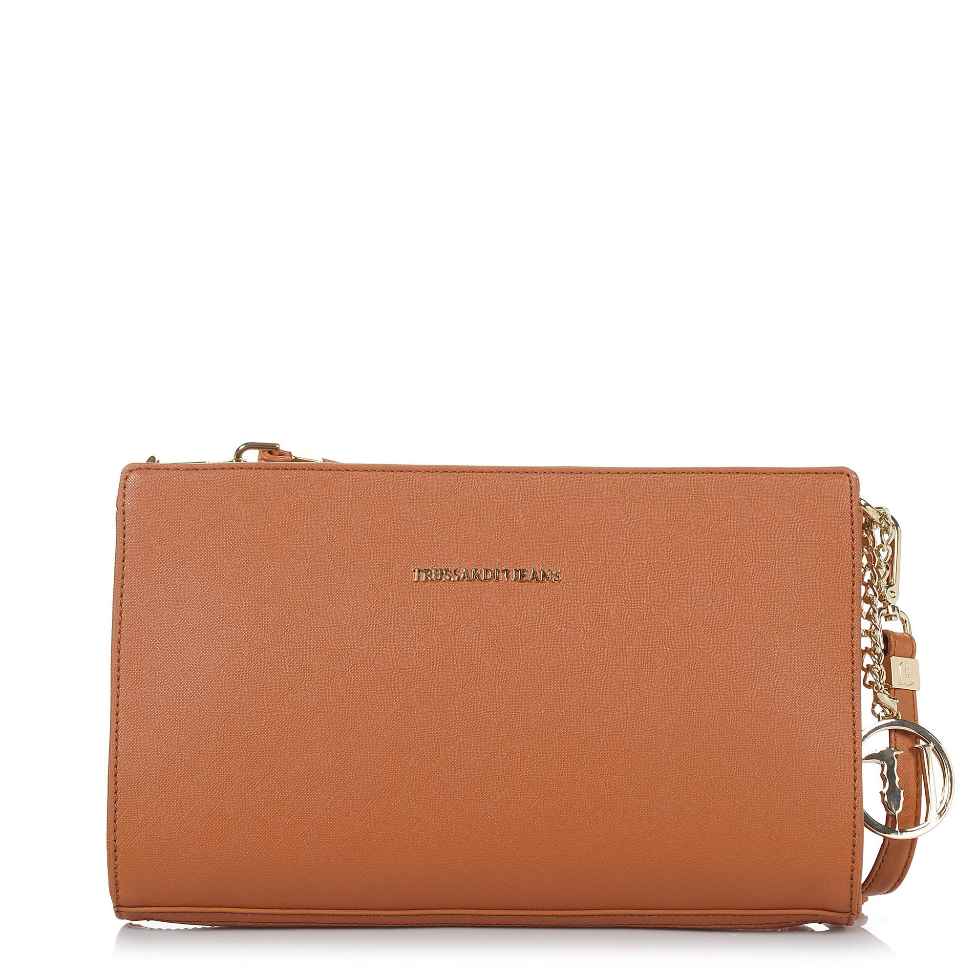 Τσαντάκι Ώμου – Χιαστί Trussardi Jeans Levanto Ecosaffiano Pochette 75B00016